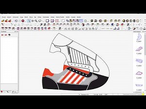 2D Sports Footwear Pattern Making: Professional Drawing Techniques in Shoemaster