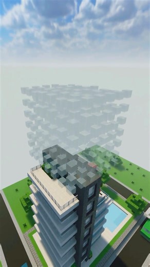 1 Glass Block vs 1.000 Glass Blocks | Minecraft #minecraft #teardown