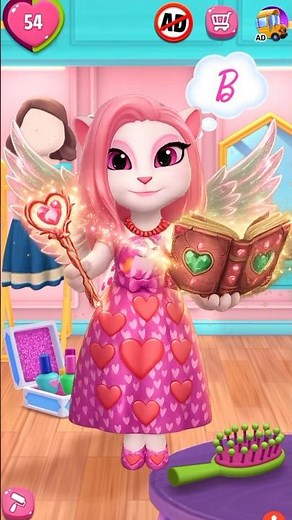 💖📖 Angela's Fairy Magic Transformation 🪄💖 #shorts #princessangela #cosplay