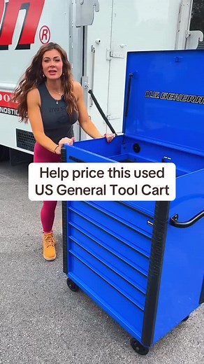 Val Tools | Tool Truck Content on Instagram: "Help me price this used tool cart #tooltruck #snapon #harborfreight #usgeneral"