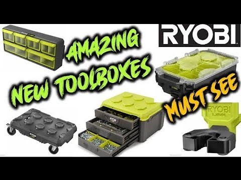 Ryobi New tool boxes [break down!!]