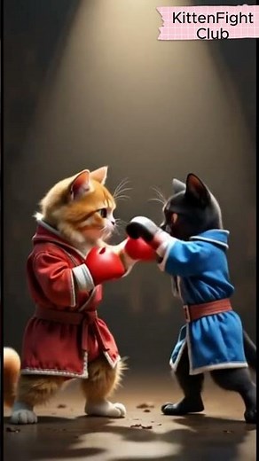 1️⃣ 😹 Epic Cat Boxing Battle – The Ultimate Showdown! 🥊🐱#FunnyCats #CatBoxing #CatFight #ViralShorts