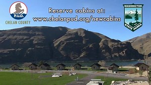 Check out the new deluxe cabins available for families ,and the new group camping area, at our community open house, from 3-4 p.m. on April 23. The eight new cabins sleep six, have a bathroom and kitchenette. The group camp has new RV hook-ups, expanded, accessible restrooms and showers for families and a picnic shelter. | Chelan PUD