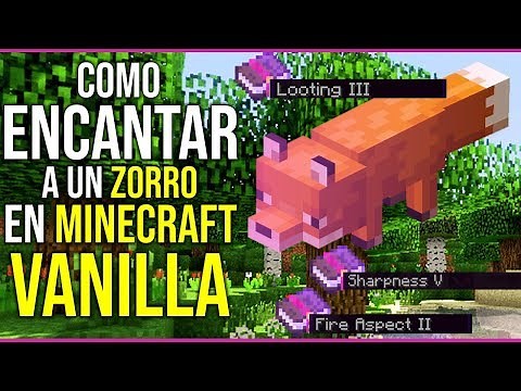 Como encantar a un ZORRO en Minecraft