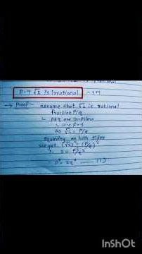 🤯 PROOF Revealed: IRATIONAL NUMBERS Made EASY for Class 10!#shorts #study #shortsfeed