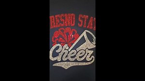 Custom Rhinestone Cheer Shirt: Personalized Cheerleader Tee - Etsy