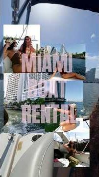 Buschi boat rental in Miami a must!#bruschiboatrental #miamiboatrental #yatch #thingstodoinmiami
