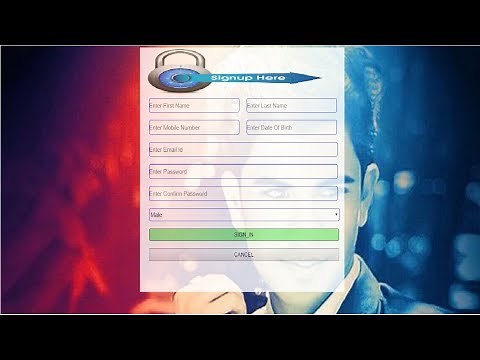how to create a registration form design in asp.net