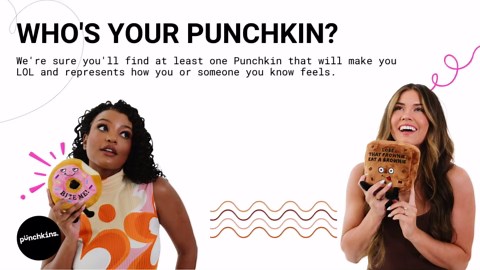 Punchkins Poop Plushie - It Happens Sassy Poop Plush, Funny & Cute Plush Toy for Gifting