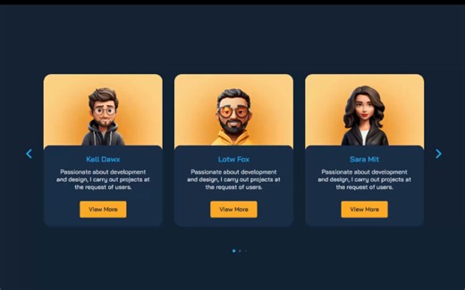 使用HTML CSS和JavaScript创建响应式卡片滑块 | Swiper Js