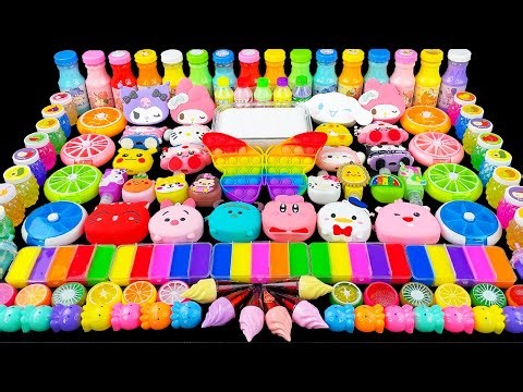 LIVE: Slime Mixing Rainbow Glossy Slime | Oddly Satisfying ASMR Sounds