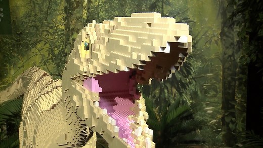 113K views · 1.5K reactions | What a perfect combination -- Legos and dinosaurs! The new exhibit runs until Sept. 2 at the Milwaukee County Zoo. | WISN 12 NEWS | Facebook