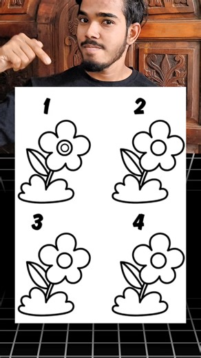 50K views · 7.5K reactions |  IMPOSSIBLE GARDEN TEST!  Find the Odd Flower Out in 5 Seconds! All four daisies (A, B, C, or D) look perfectly identical, but one has a tiny, hidden flaw that only ELITE observers can spot! 勞 Comment your answer and prove you have master-level observation skills!  #puzzle #brainteaser #oddoneout #challenge #viral #foryoupage #eyetest #flowerpuzzle #trendingnow #visualpuzzle | easy hard | Facebook