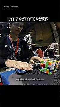 Fastest 5x5 Solve of All TIME! ⚡️