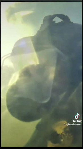 Diving in a full rubber suit