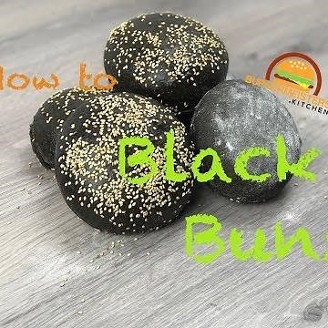 How to make delicious organic Black Burger Buns