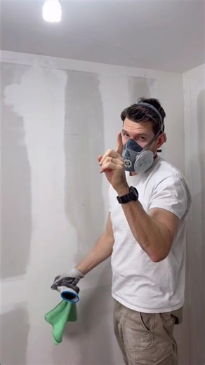 Don’t forget to DUST YOUR WALLS after sanding drywall!