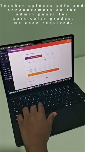 Built a real app for a real client. Day 3