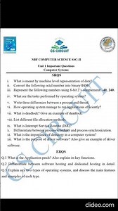 Class 10 Computer Science | Unit 1 Most Important Questions | New Book 2025 | FBISE & AJK Board