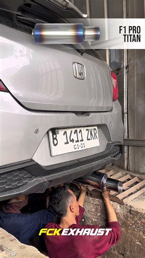 NEW BRIO INSTALL FULL SYSTEM PNP WITH MUFFLER F1 PRO FCK EXHAUST ✅