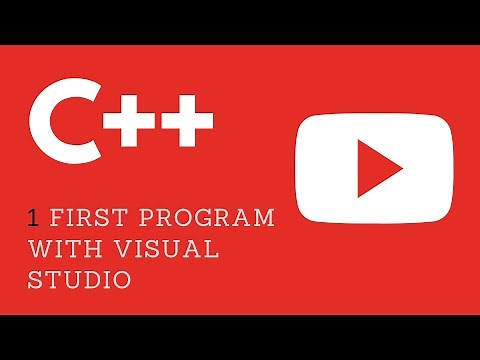 🔥1. First C++ Program using Visual Studio 2015 IDE - write, compile, build, run! 🔥