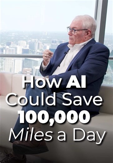 Imagine saving 100,000 miles of driving every single day. 🚛 On the Tech Legacies Podcast, Kris Fitzgerald, Strategic Advisor at Smart Data Solutions and former CTO at NTT DATA Services, shared a story about the world’s largest bakery. Their trucks drive a million miles a day delivering bread… and it takes 3–4 days just to calculate the best delivery routes. But if AI could optimize those routes in real time? They estimate they’d cut 10% of driving , about 100,000 miles a day. That’s the power o
