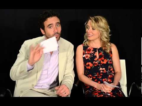 Allan Hawco and Krystin Pellerin answering fan's questions