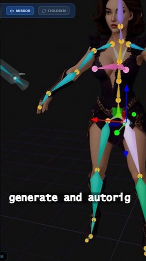 Jiggle Physics in Three.js with AI 3D Generated Model and Animations