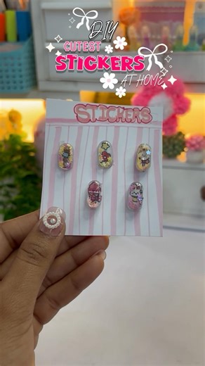 DIY Easy and Cheapest HACK to Market Style 3D STICKERS At Home!😱🔥#diy #viral