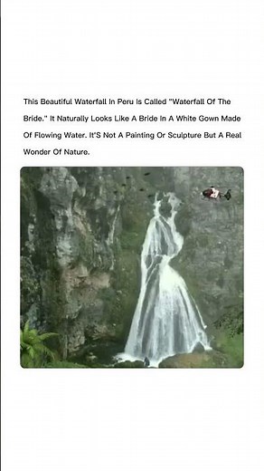Bride Veil Waterfall in Peru💀