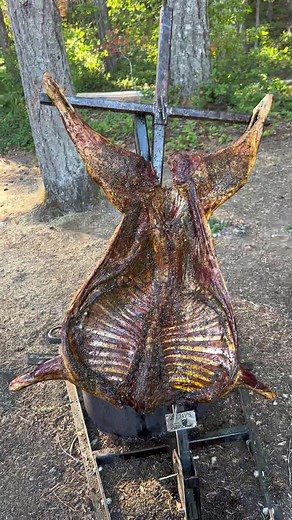 Open Fire Cooking: Roasted Goat in Detroit Lake, Oregon