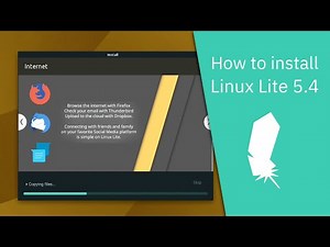 How to install Linux Lite 5.4