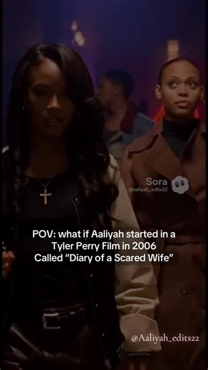 Aaliyah Edits on Instagram: "✨POV: what if Aaliyah started in a Tyler Perry film in 2006 called “Dairy of a Scared Wife”✨ Who would watch 👀🤔❓ 🗣️THIS IS AI🗣️ #aaliyah #fyp #share #viral #reels #aaliyahwhatif #comment #like #fypシ #aiart"