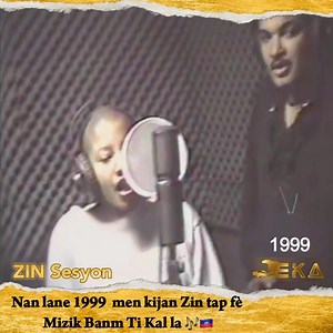 Nan lane 1998, men kijan Zin tap travay sou mizik “Banm Ti Kal” la an studio 🎶 Nou ka wè Alan Cavé, Georgy, Sherley, ansanm ak Kenny Desmangles pandan kreyasyon mizik sa 🇭🇹 Yon bèl moman nan listwa mizik ayisyen 💿✨ #Zin #BanmTiKal #AlanCavé #KennyDesmangles #MizikAyisyen #Konpa | E K A
