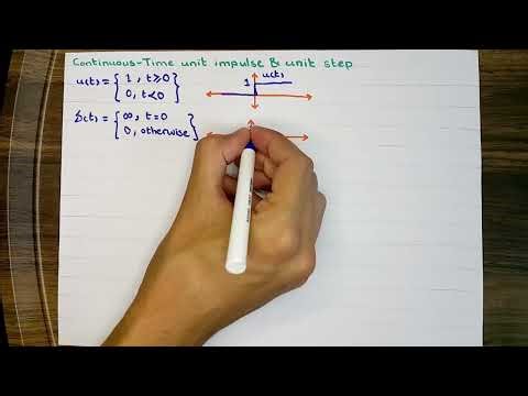 Elementary Signals: Unit Impulse & Unit Step function EXPLAINED in Arabic
