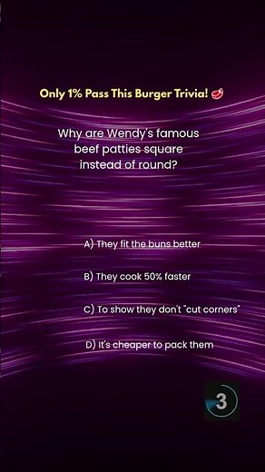 Only 1% Pass This Burger Trivia! 🥩