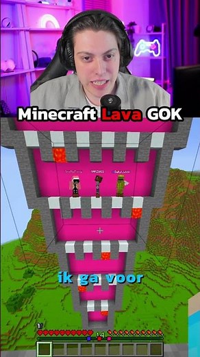 Minecraft LAVA Gok! #shorts #minecraft #feed