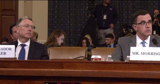 Highlights from public impeachment hearing: Morrison, Volker