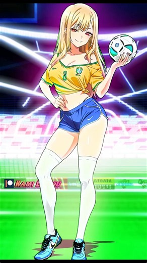 ⚽Marin Kitagawa My Dress-Up Darling#MarinKitagawa #KitagawaMarin #SonoBisqueDoll #その着せ替え人形 #DaiDai