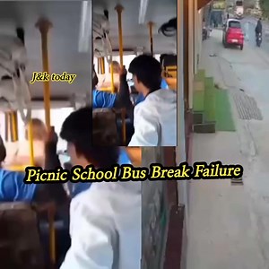 #KhuDayA_RahaM_KaR #Picnic School Bus #Break #Failure in #Tangmarg l, Claims 18 #Sheep & #Goats, Students #Escape Unhurt #khidaya #Rahim 😭😭😭😭😭😭 | Shopianuk koot
