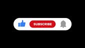 Pop up button animation of Subscribe, Like, Notification bell,...