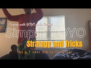 How to Play Yo-Yo: Easy Beginners Tricks! 7-Year-Old's First Yo-Yo Discovery Tricks Through Play!