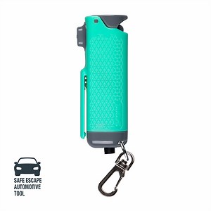 SABRE Safe Escape Pepper Spray, 3-in-1 Safety Tool, Mint Green, New, Pocket Pepper Sprays