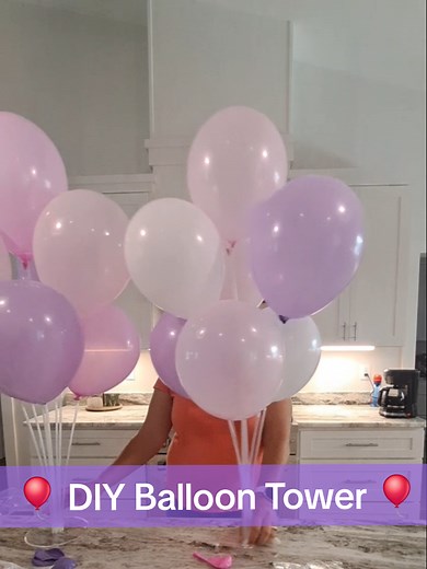 Easy DIY Balloon Towers for Parties