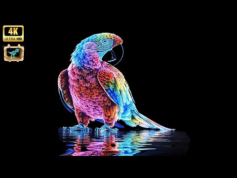 3D HOLOGRAM: 🌈 NEON RAINFOREST ANIMALS - RAINBOW GLOW! 🐅
