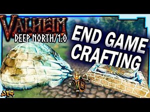 VALHEIM How To Craft Nord End Game Gear - 1.0 Update Frost Foundry! Deep North Elemental Weapons!