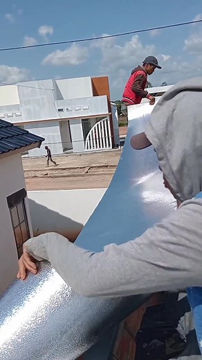 how to install galvalume gutters #constructionworker #builder #USA #americanbuilder #weldermexico | Tool Jack