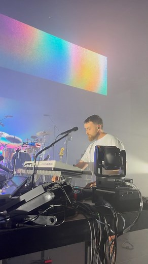 Disclosure on Instagram: "Live show rehearsals wrapped up. Summer ready 😎😈"