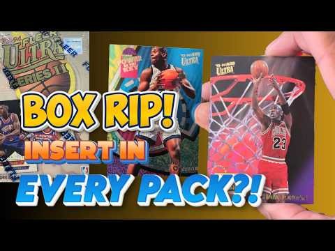 1993-94 Fleer Ultra Box Break. 1 INSERT PER PACK?! Looking for Michael Jordan Power in the Key! 😳