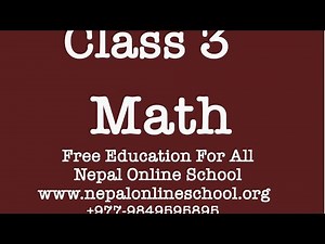 Grade 3 maths in Nepali | Comparison of Numbers | Nepal Online School Live Online Class - Class 3